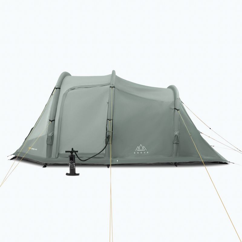Nafukovací stan pro 4 osoby KADVA AIRcamp 4.4 zelený 21