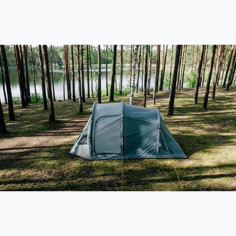 Nafukovací stan pro 4 osoby KADVA AIRcamp 4.4 zelený 28