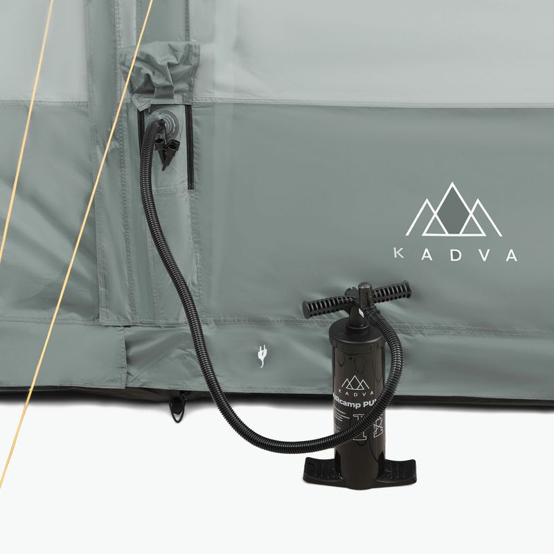 Nafukovací stan pro 6 osob KADVA AIRcamp 6.24 zelený 23
