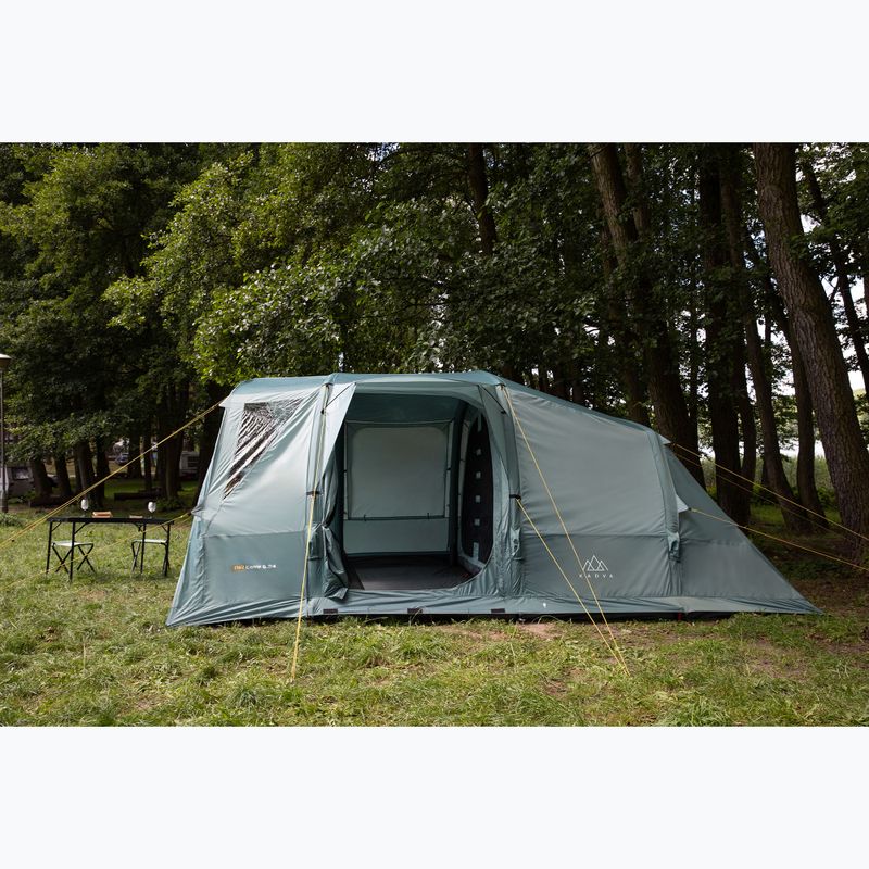 Nafukovací stan pro 6 osob KADVA AIRcamp 6.24 zelený 28