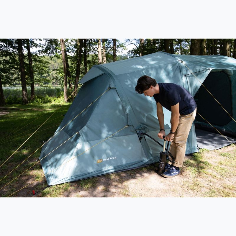 Nafukovací stan pro 6 osob KADVA AIRcamp 6.33 zelený 26