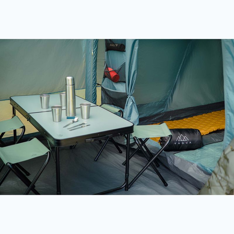 Stanový stan nafukovací pro 8 osob KADVA AIRcamp 8.44 zelený 30
