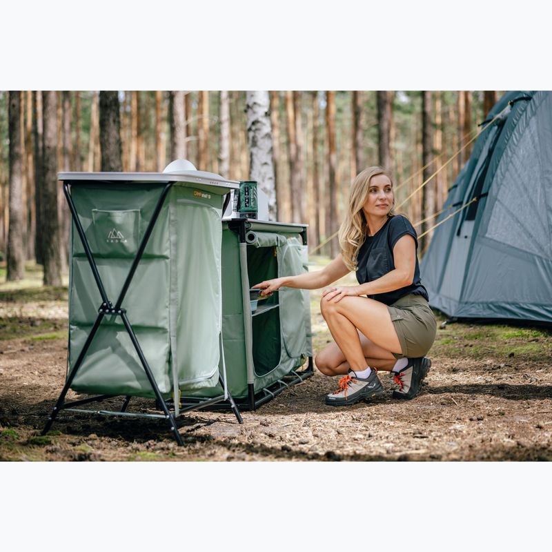 Turistická kuchyňská skříňka KADVA CAMPcook 221 zelená 4