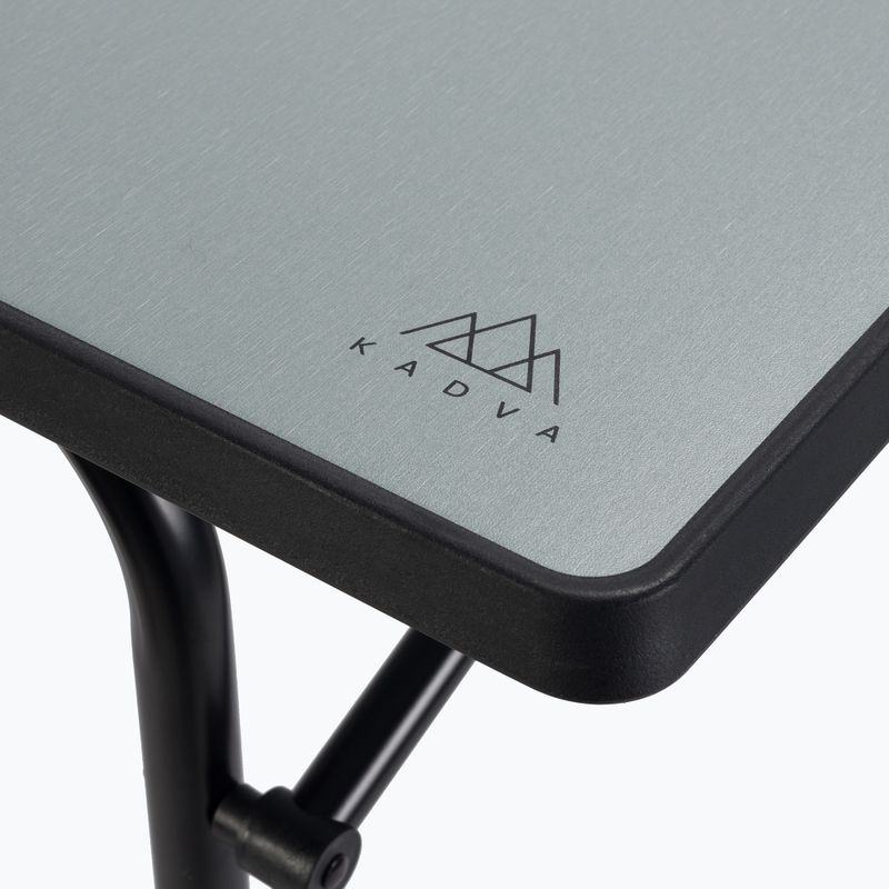 Skládací turistický stůl KADVA CAMPtable velký pro 4-6 osob šedý 2