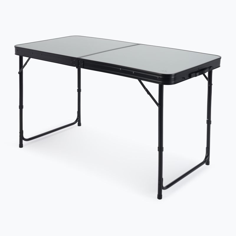 Skládací turistický stůl + židle KADVA CAMPtable set pro 4-6 osob šedý 2