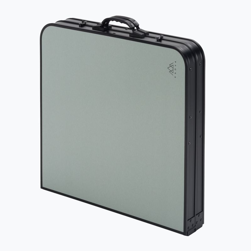 Skládací turistický stůl + židle KADVA CAMPtable set pro 4-6 osob šedý 18
