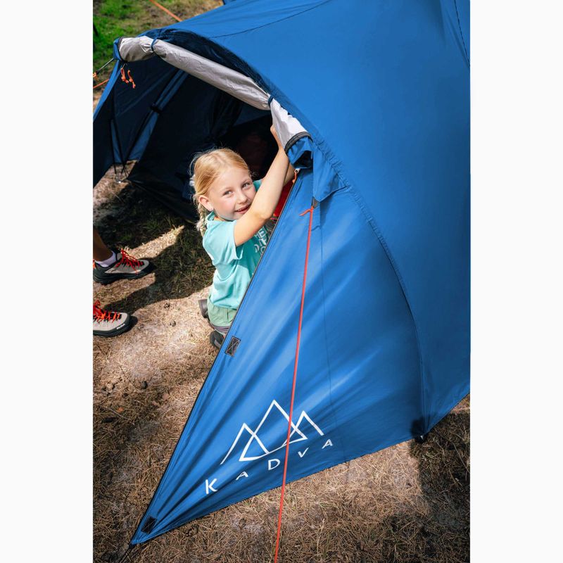 Stanový přístřešek pro 3 osoby KADVA CAMPdome 3 modrý 4