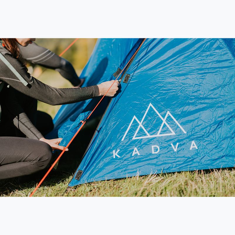 Stanový přístřešek pro 3 osoby KADVA CAMPdome 3 modrý 22