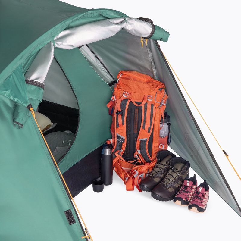 Stanový stan pro 3 osoby KADVA CAMPdome 3 zelený 22