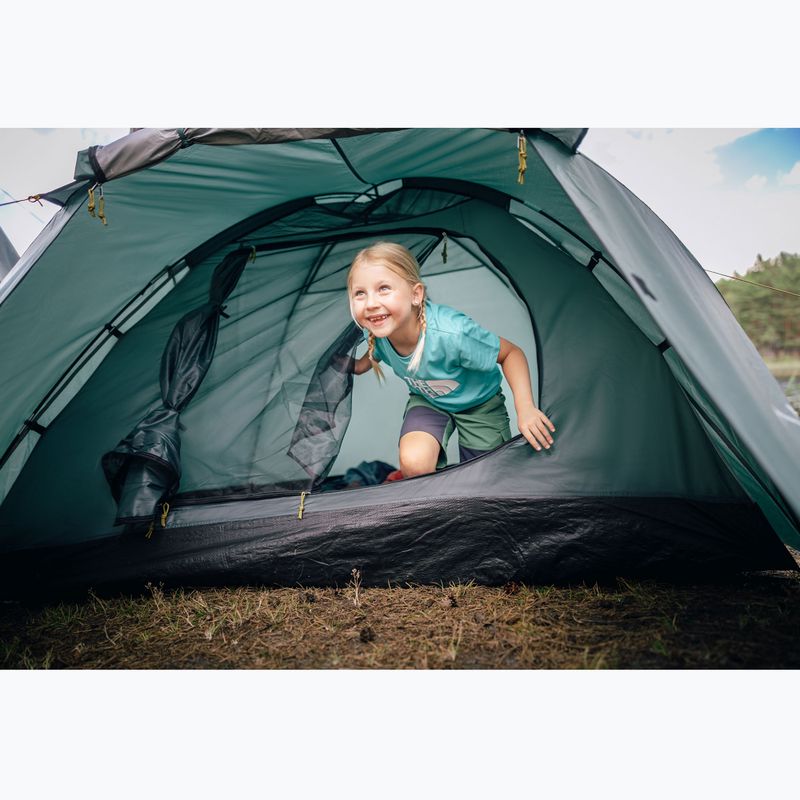 Stanový stan pro 3 osoby KADVA CAMPdome 3 zelený 4