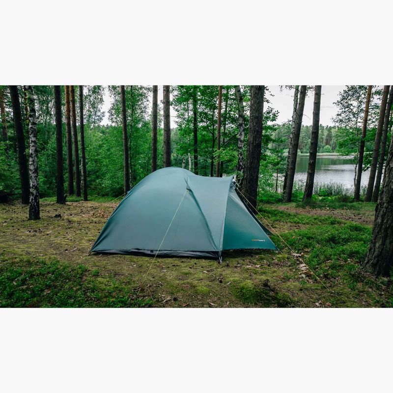 Stanový stan pro 3 osoby KADVA CAMPdome 3 zelený 25