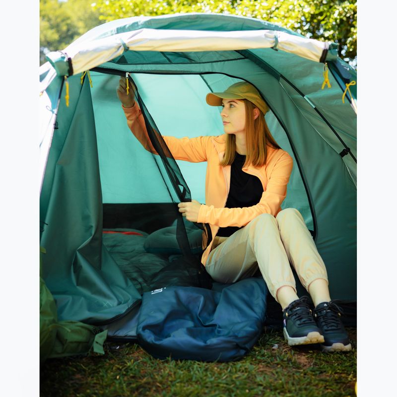 Stanový stan pro 3 osoby KADVA CAMPdome 3 zelený 26