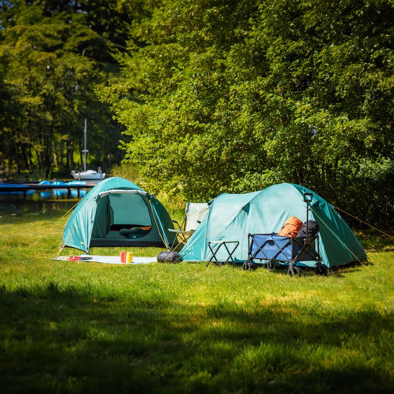 Stanový stan pro 4 osoby KADVA CAMPdome 4 zelený 5