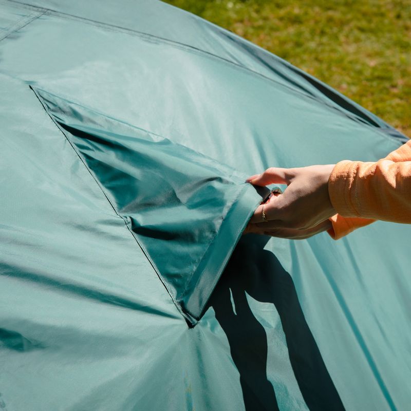 Stanový stan pro 4 osoby KADVA CAMPdome 4 zelený 21
