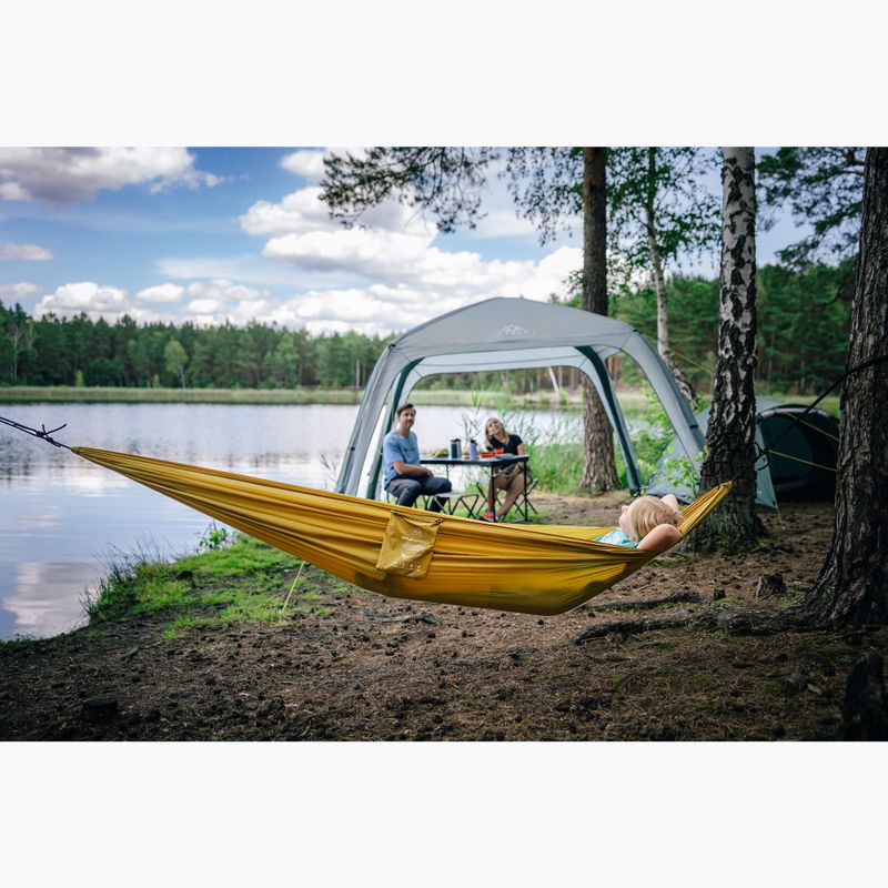 Turistická hamaka KADVA Sailo Hammock ultralehká žlutá 2