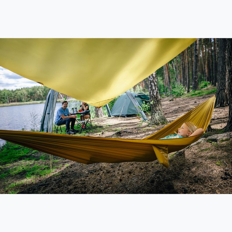 Turistická hamaka KADVA Sailo Hammock ultralehká žlutá 4