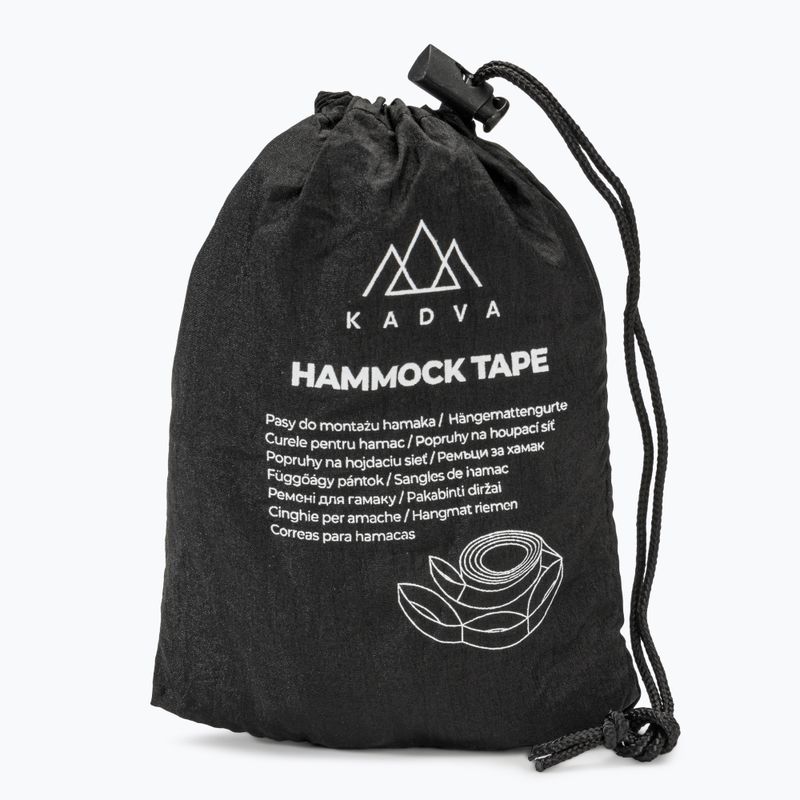 Pásy na montáž hamaku KADVA Hammock tape černý 5