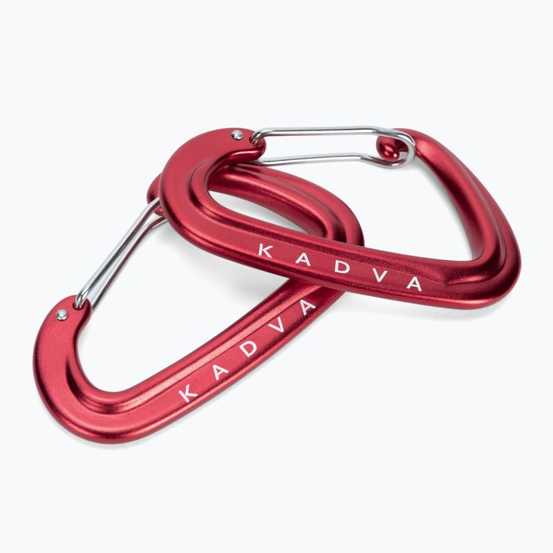 Karabina pro montáž hamaku KADVA Hammock Carabinier červená 3