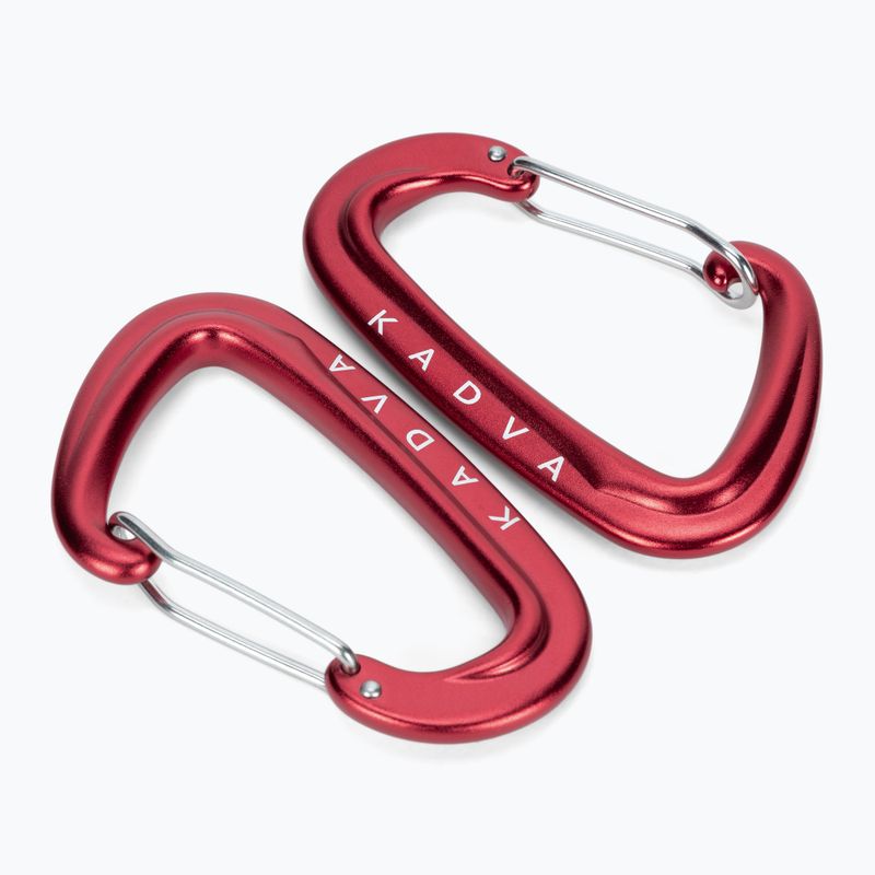 Karabina pro montáž hamaku KADVA Hammock Carabinier červená 4