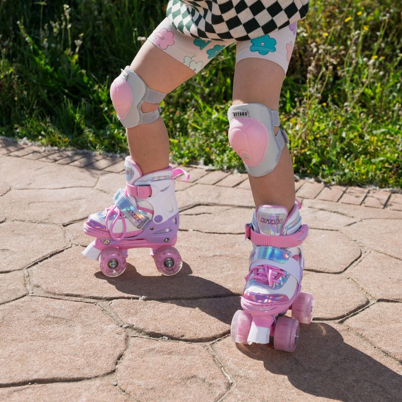 Dětská sada chráničů ATTABO Dodger pink 9