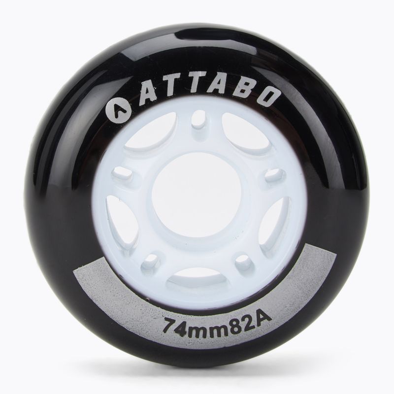 Kolečka ATTABO Rollerblade 74 mm 4 ks black