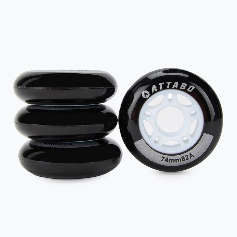 Kolečka ATTABO Rollerblade 74 mm 4 ks black 2