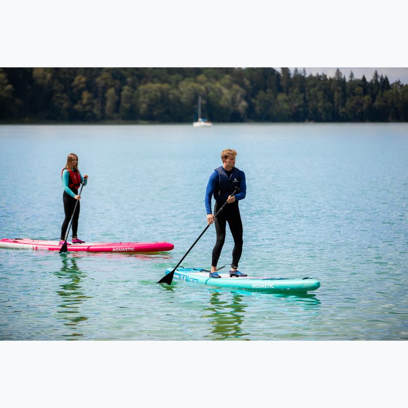 Sada paddleboard SUP nafukovací AQUASTIC Perth 9'10" pink 20