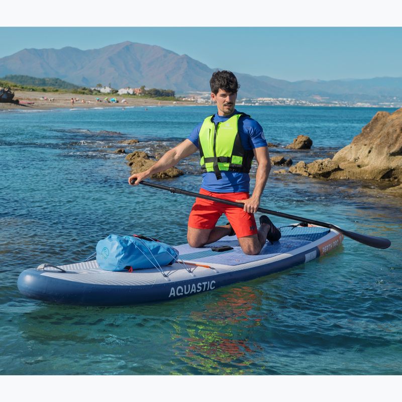 Deska SUP AQUASTIC Perth Pro 11'2" allround bílá 23
