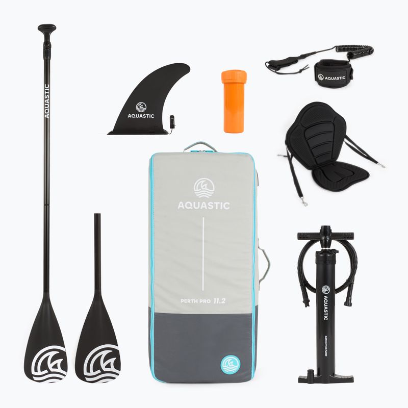 SUP prkno  AQUASTIC Perth Pro 11'2" allround navy blue 19