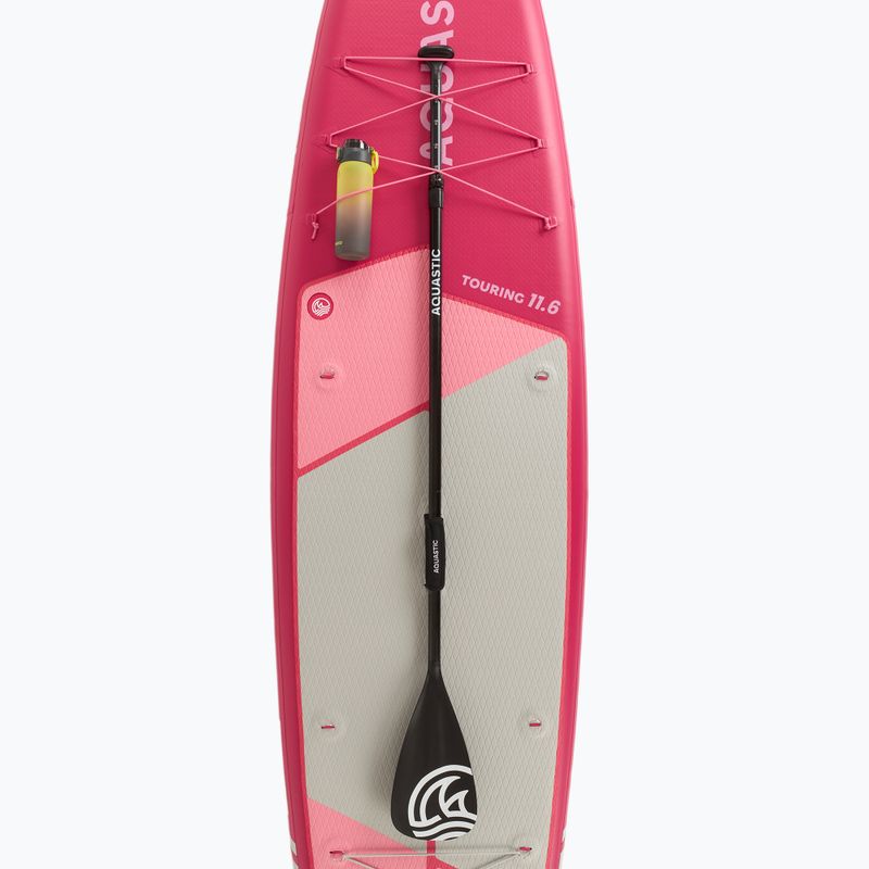 Sada paddleboard SUP nafukovací AQUASTIC Touring 11'6" pink 10