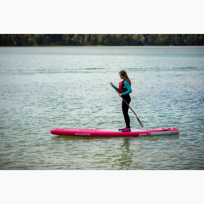 Sada paddleboard SUP nafukovací AQUASTIC Touring 11'6" pink 21
