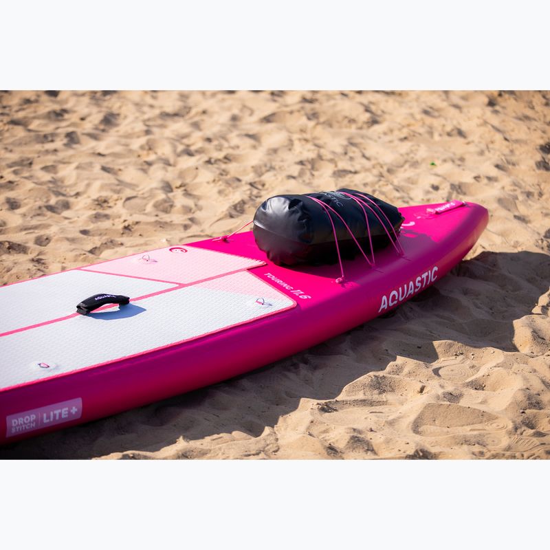 Sada paddleboard SUP nafukovací AQUASTIC Touring 11'6" pink 25