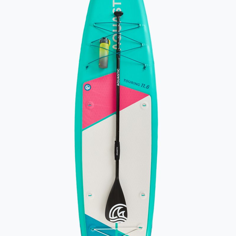 Sada paddleboard SUP nafukovací AQUASTIC Touring 11'6" green 15