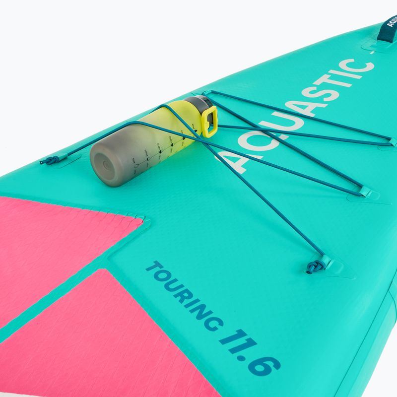 Sada paddleboard SUP nafukovací AQUASTIC Touring 11'6" green 16