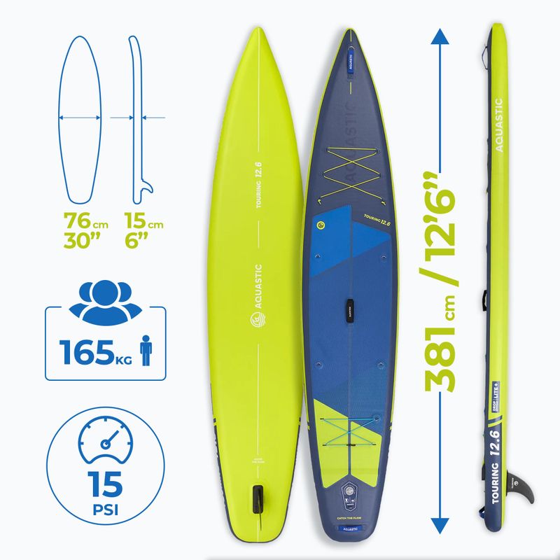 Paddleboard AQUASTIC Touring 12'6" dark blue 21