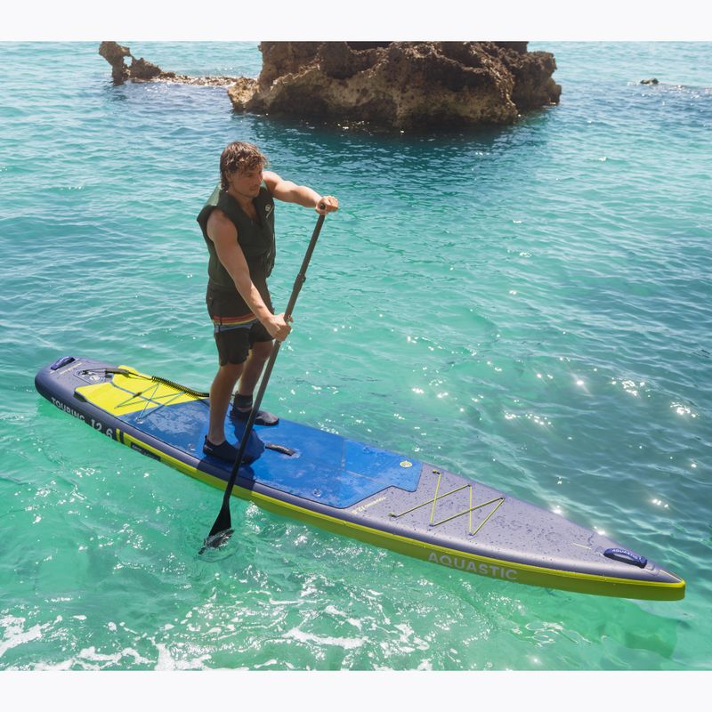 Deska SUP AQUASTIC Touring 12'6" tmavě modrá 25