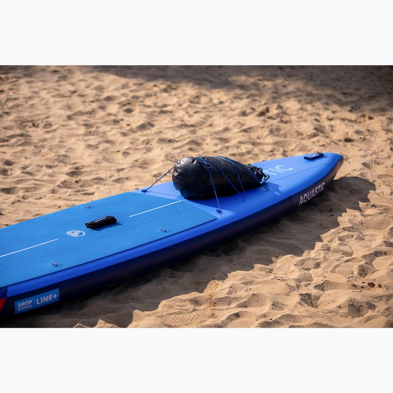 Sada paddleboard SUP nafukovací AQUASTIC Touring Pro 14'0" dark blue 23