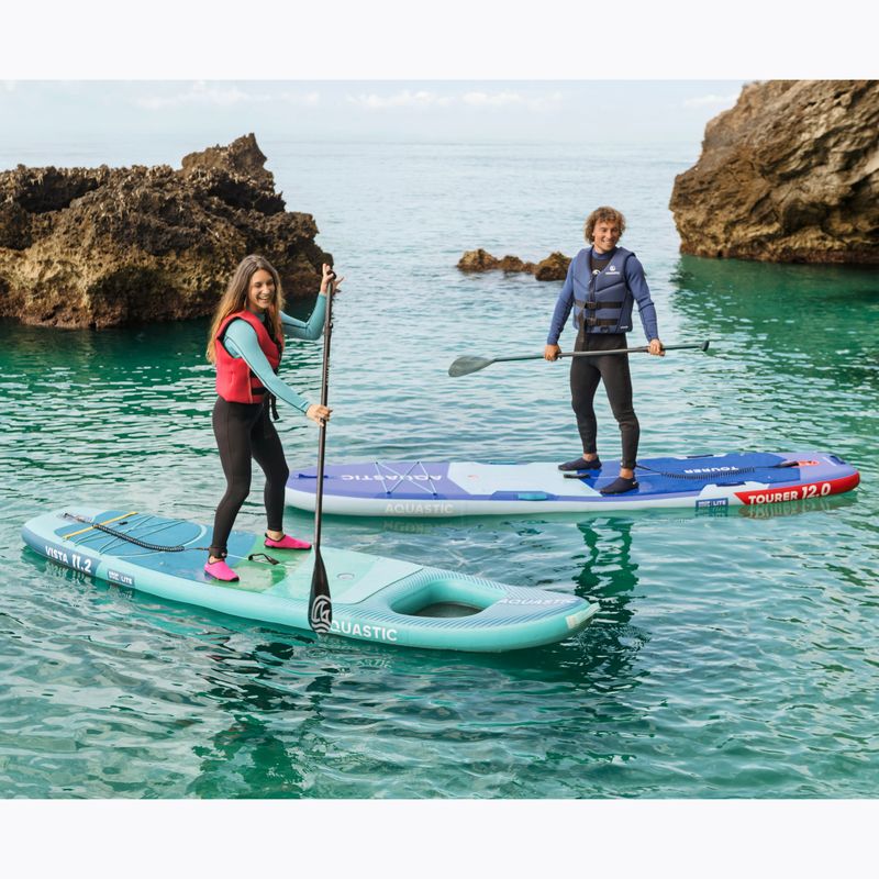Sada paddleboard SUP nafukovací AQUASTIC Tourer 12'0" 2-os blue 23