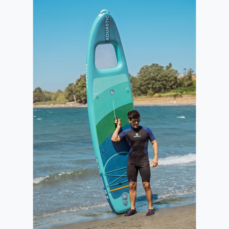 Sada paddleboard SUP nafukovací AQUASTIC Vista 11'2" green 22