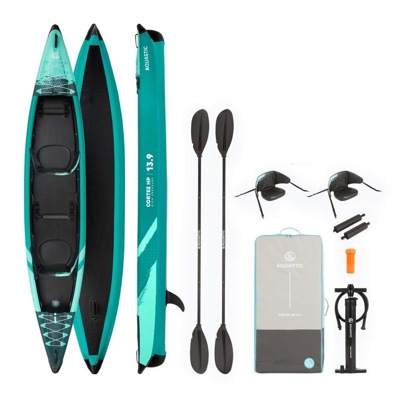 Nafukovací kajak pro 2 osoby AQUASTIC Cortez 13'9" 420 cm green 17