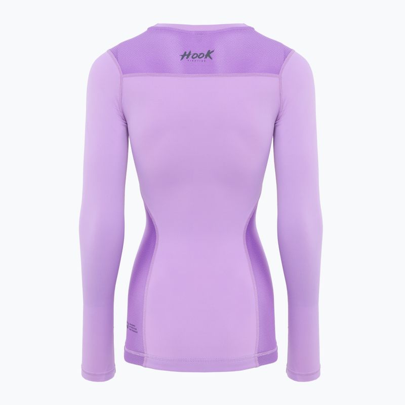 Dámský Rashguard HOOK FIGHTING Base violet 2