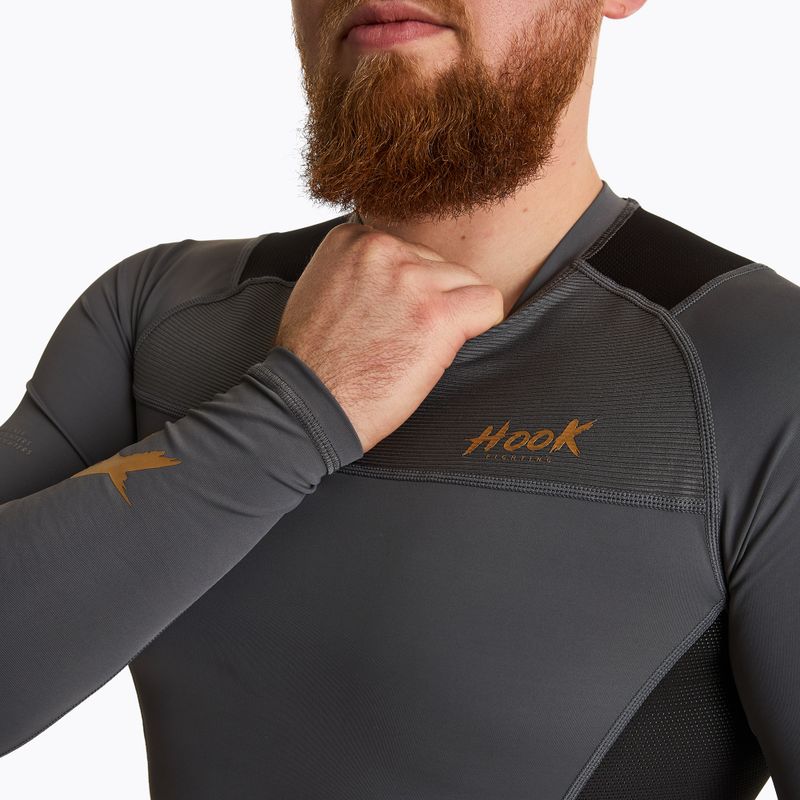 Dámský Rashguard Longsleeve HOOK FIGHTING Base black 3