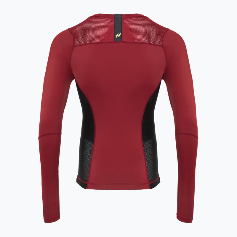 Pánský Rashguard Longsleeve HOOK FIGHTING Base red  12