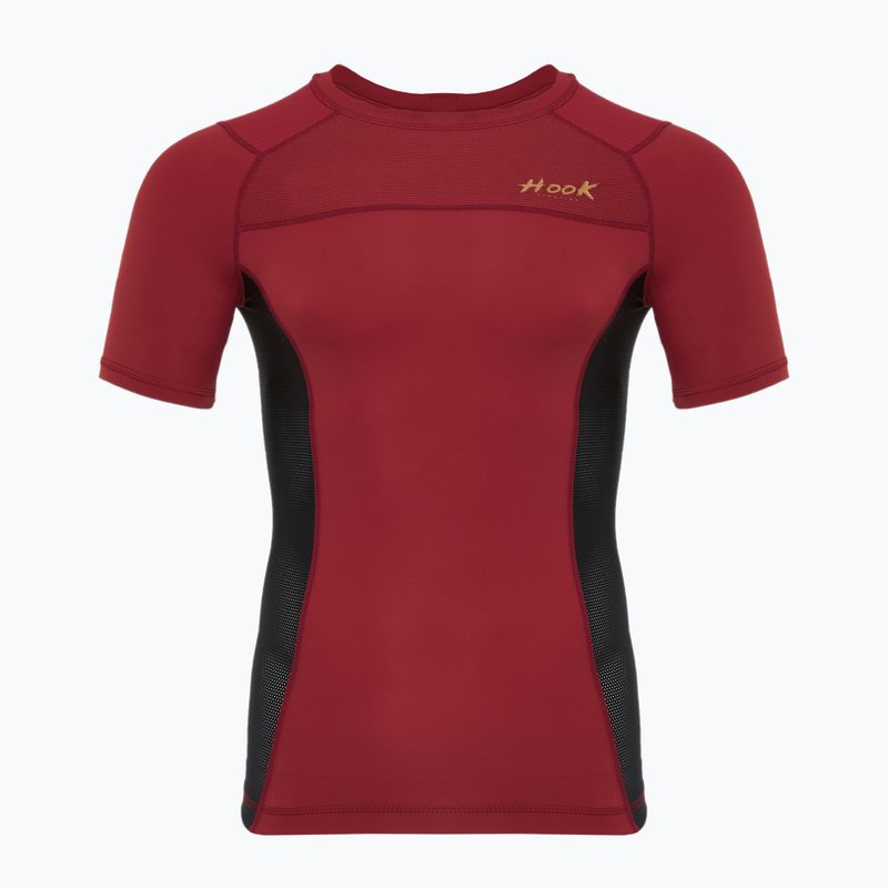 Pánský Rashguard HOOK FIGHTING Base red 7