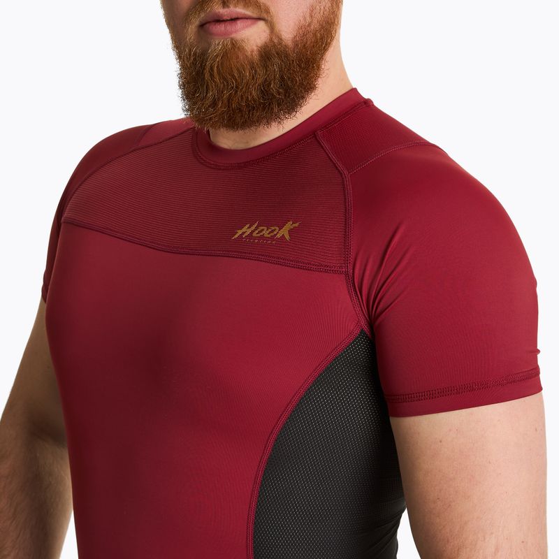 Pánský Rashguard HOOK FIGHTING Base red 3