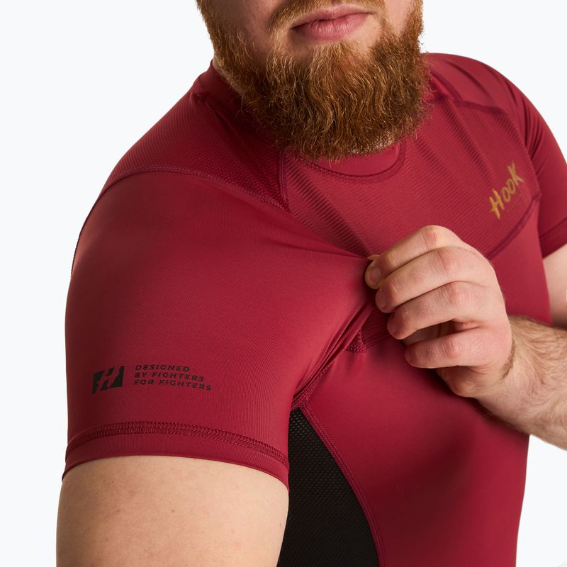 Pánský Rashguard HOOK FIGHTING Base red 4