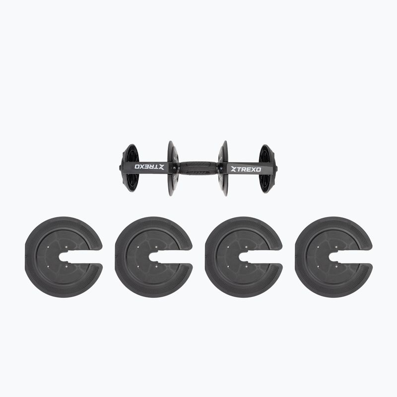 Nastavitelná činka XTREXO TXO-B4W002 24 kg black 11