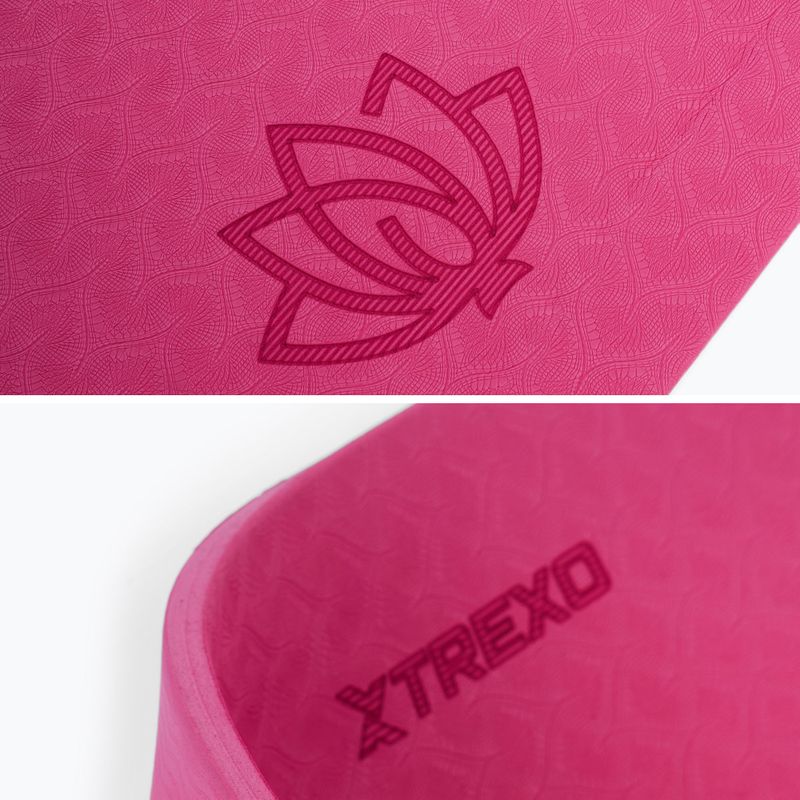 Fitness podložka TREXO TXO-B4Z002-PK 10 mm pink 3