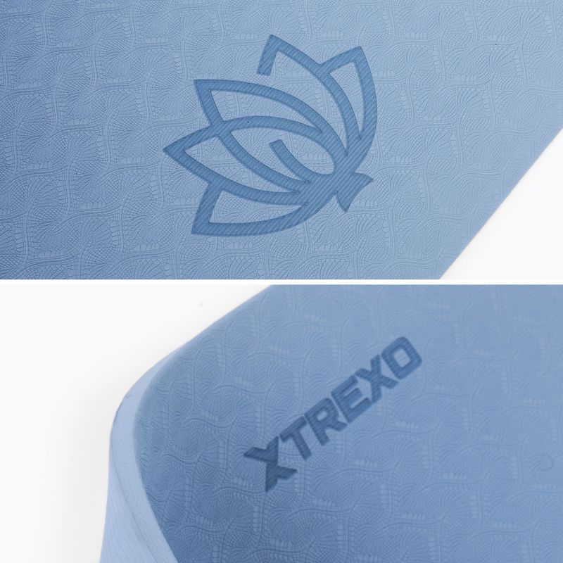 Fitness podložka TREXO TXO-B4Z002-BL 10 mm blue 3