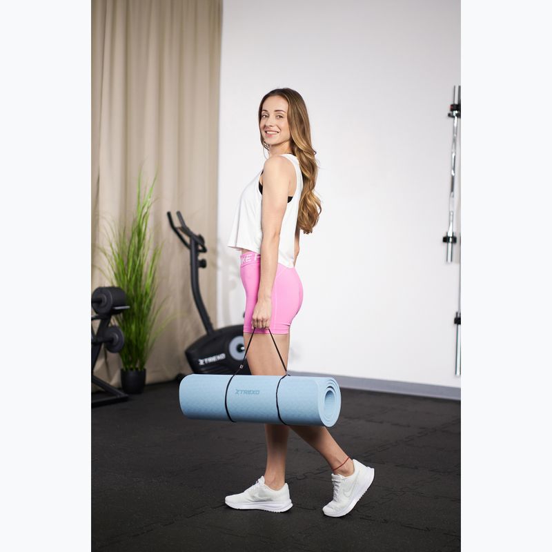 Fitnessová podložka XTREXO comfort 10 mm TXO-B4Z003-BL blue 8
